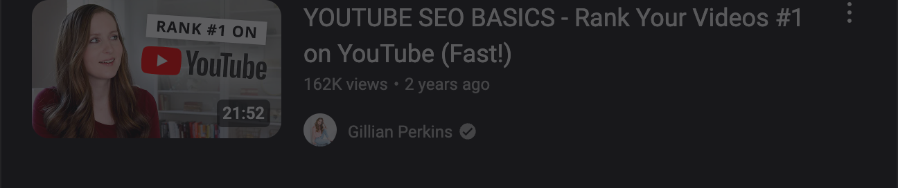 YouTube search result 1