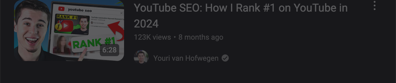 YouTube search result 2